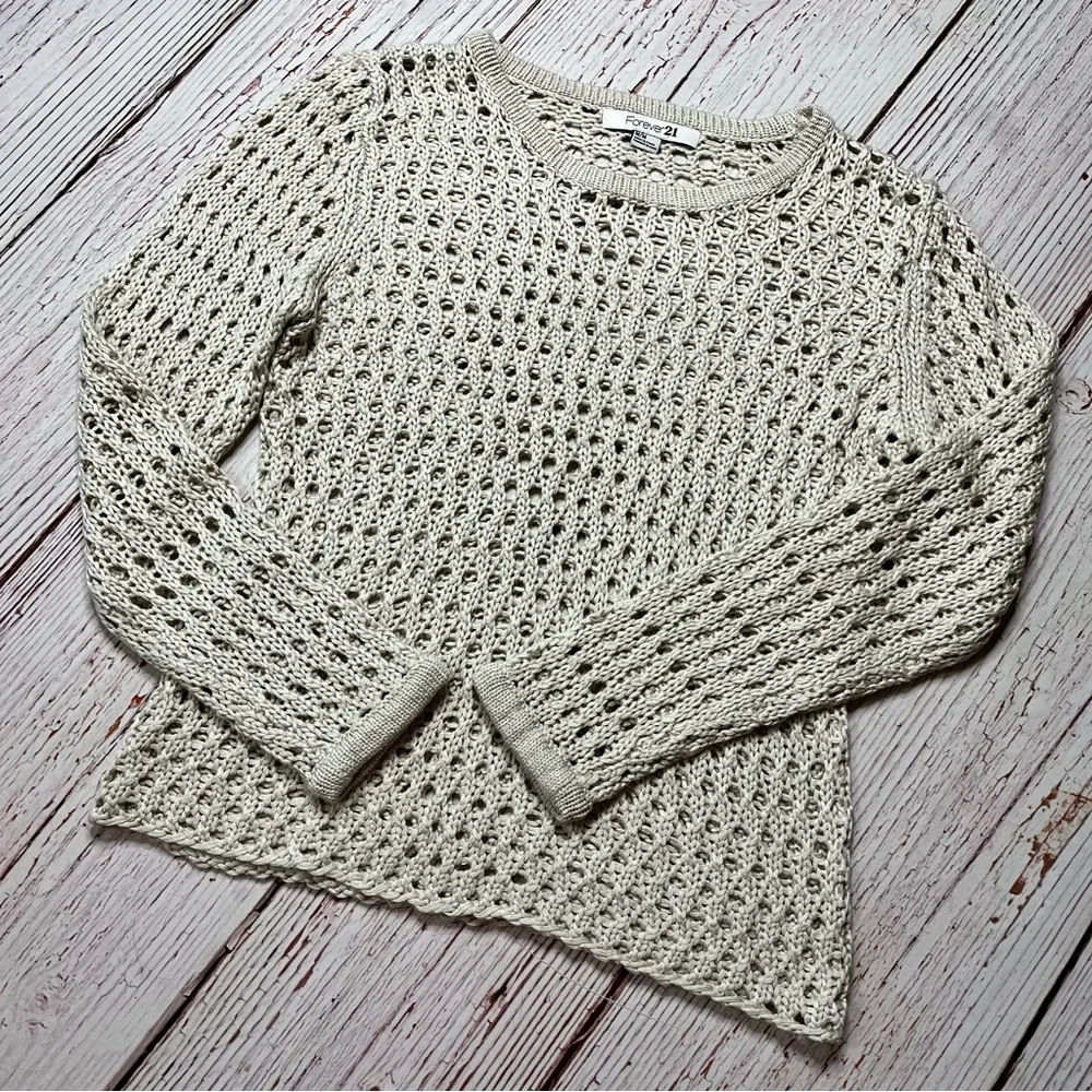 Crochet Long Sleeve Top
